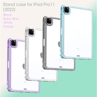 เคสโลหะ ป้องกันเลนส์ กันตก พร้อมแหวนนิ้ว สําหรับ iPad 10th Air5 Air4 10.9 นิ้ว Pro 11 M2 2022 9.7 10.2 5th 6th 7th 8th 9th Gen 2021 2020 2018 Mini 4 5 6