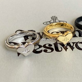 0809-YWTY-JZ Xiempress Weiweian Saturn Love Heart-Shaped Ring Couples Light Luxury High-Grade Narrow Ring European and American Simple Design VXQ0