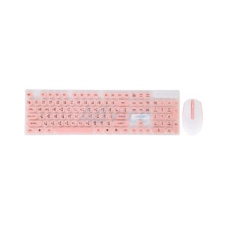 2IN1 WIRELESS OKER K6500 PINK