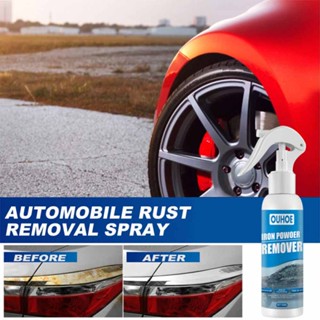 OUHOE Car Rust Removal Spray, Car Iron Remover Spray,Iron Powder Remover for Car