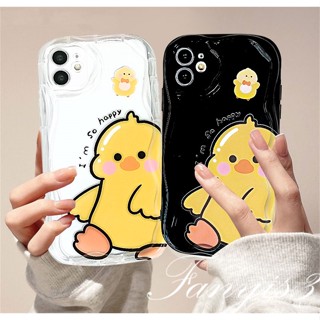 เคสโทรศัพท์มือถือ ซิลิโคนนิ่ม TPU ลายเป็ดแฮปปี้ 3D ขอบโค้ง สําหรับ infinix Hot 20 20i 20Play Hot 12 11 10 9Play Note 12 Hot 30 30i 30Play Smart 7 5 2020 Smart 6 6Plus Hot 8 10 Lite