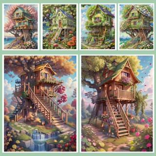 🔥ปริศนา🔥【Fairy Tale Tree House】Jigsaw Puzzle 300 ชิ้น 500 ชิ้น 1000 ชิ้น Ultra HD Wood Puzzle การจัดส่งที่รวดเร็ว ปริศนา Bashwood พรีเมี่ยมพรีเมี่ยมสำหรับผู้ใหญ่ Unclassing ของขวัญวันเกิดปริศนาที่กำหนดเอง ปริศนาอะนิเมะ