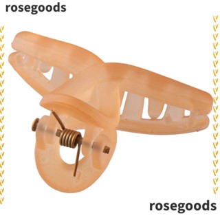 Rosegoods1 กิ๊บติดผม พลาสติกเจลลี่ สีน่ารัก ขนาดเล็ก อุปกรณ์เสริมผมหางม้า สําหรับเด็ก 10 ชิ้น