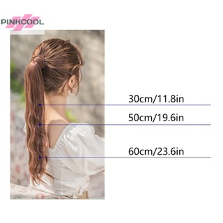 Pinkcool ตาข่ายคลุมผม แบบยืดหยุ่น สีดํา 30 50 60 ซม. 50 ชิ้น