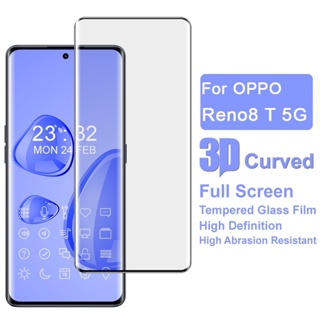 ฟิล์มกระจกนิรภัยกันรอยหน้าจอ แบบโค้ง เต็มจอ สําหรับ OPPO Find X X2 X3 X5 Pro Reno 8T 3 4 5 6 10 Pro Plus