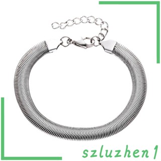 [Szluzhen1] สร้อยข้อมือ โซ่งู สไตล์มินิมอล สําหรับวัยรุ่น ผู้หญิง ผู้ชาย ออกเดท