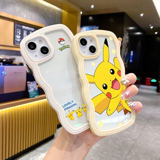 2 In 1 เคสโทรศัพท์มือถือ ซิลิโคนนิ่ม TPU กันกระแทก กันฝุ่น ลายปิกาจู สําหรับ iPhone 14 13 12 11 Promax 6 6S 7 8 Plus X XR XSMax SE