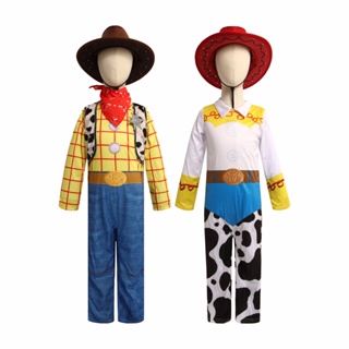 เครื่องแต่งกายคอสเพลย์ 4 Woody Tracys Toy Story เหมาะกับการแสดงปาร์ตี้ฮาโลวีน สําหรับเด็ก