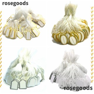 Rosegoods1 ป้ายราคาเครื่องประดับ สีทอง เงิน 100 ชิ้น