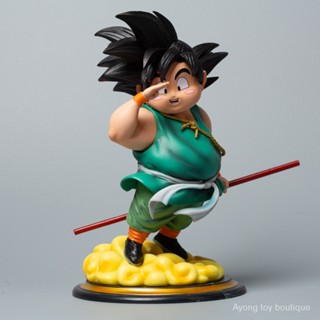 โมเดลฟิกเกอร์ ดราก้อนบอล Q Version LeaGue Goodbye Goku Fat Boy Fat House FMGI สําหรับตกแต่งบ้าน