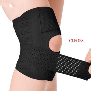 Cleoes สนับเข่า แบบยืดหยุ่น บรรเทาอาการบาดเจ็บ สําหรับเล่นกีฬาวอลเลย์บอล 1 ชิ้น