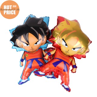 Aosuoas ลูกโป่งยางฟอยล์ ลายอนิเมะ Dragon Ball Z Son Goku สําหรับตกแต่งปาร์ตี้วันเกิด