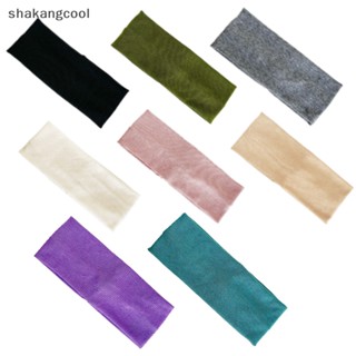 Shakangcool ที่คาดผม ผ้าถัก ยืดหยุ่น กว้าง เหมาะกับการเล่นโยคะ วิ่ง ฟิตเนส ฟิตเนส สําหรับผู้หญิง SGL