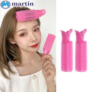 Martin ชุดโรลม้วนผม สีชมพู มีกาวในตัว 2 ชิ้น