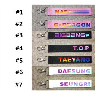 K-pop BIGBANG Laser Name of The Key Key Chain Phone Pendant Clearance sale