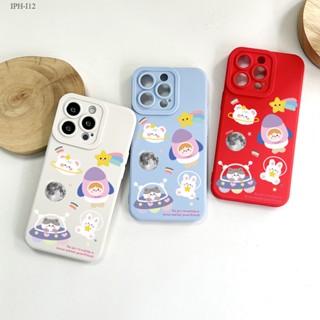 IPhone 12 11 8 7 X XS XR SE Plus Pro Max 2020 2022 เข้ากันได้ เคสไอโฟน สำหรับ Blue Rocket Adventure เคส เคสโทรศัพท์