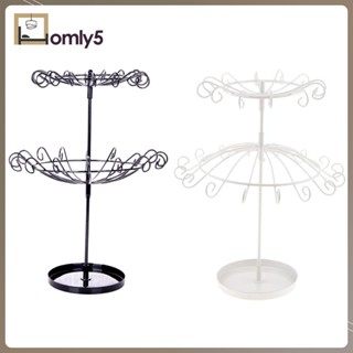 [Homyl5] ชั้นวางเครื่องประดับ 2 ชั้น ถอดออกได้ พร้อมถาดวาง