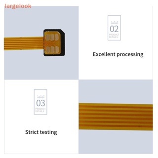 [largelook] อะแดปเตอร์แปลงซิมการ์ด Nano 4FF FPC เป็น Nano 4FF Micro 3FF มาตรฐาน 2FF