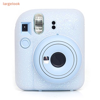 [largelook] เคสซิลิโคนนิ่ม ป้องกันรอยขีดข่วน กันฝุ่น สําหรับกล้อง Instax Mini 12 1 ชิ้น