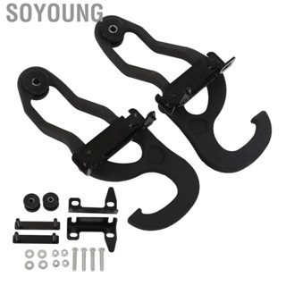 Soyoung Front Tow Hooks Set Steel 82210967 High Strength 5500lbs  Rust Resistant for Vehicles