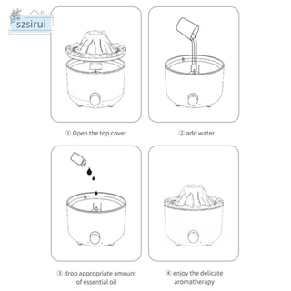 [szsirui] เครื่องทําความชื้น แบบสเปรย์ ตั้งโต๊ะ สําหรับโรงแรม ครัวเรือน