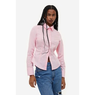 H&amp;M  Woman Fitted poplin shirt 1128234_2