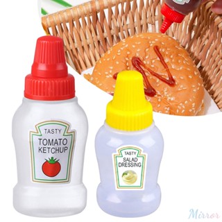 25ml Dressing Bottle Mini Tomato Salad Bottle Small Dressing Container Seasoning Storage Bottle Dressing แยกถัง M