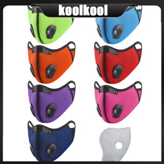 Kool Face หน้ากากปิดใบหน้า ใช้ซ้ําได้ พร้อมวาล์วกรอง แบบเปลี่ยน