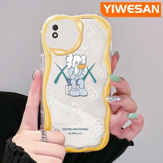 เคสโทรศัพท์มือถือแบบนิ่ม ใส กันกระแทก ลายคลื่น สีมาการอง หลากสี สําหรับ Xiaomi Redmi 9C NFC Redmi 9A 9i A1 A2 POCO C31