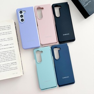 Inovagen เคสโทรศัพท์ ซิลิโคนนิ่ม พับได้ กันลายนิ้วมือ หลากสี สําหรับ Samsung Galaxy Z Fold 5 Fold 4 Fold 3