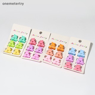 Onem กิ๊บติดผมหน้าม้า ลายดอกไม้ ไม่เป็นอันตราย สําหรับเด็ก 6 ชิ้น ต่อชุด