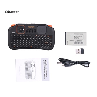 &lt;Dobetter&gt; รีโมตคอนโทรล แอร์เมาส์ คีย์บอร์ด มัลติมีเดีย ไร้สาย 24G สําหรับเล่นเกม PC Smart TV