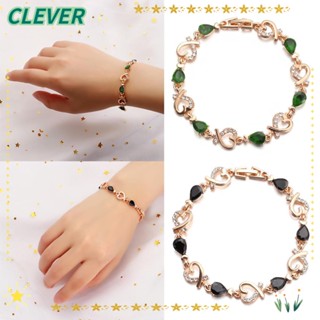 สร้อยข้อมือคริสตัลออสเตรีย สีสันสดใส สําหรับผู้หญิง