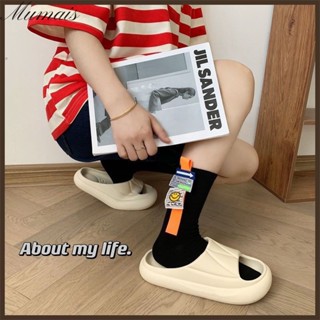 Mumais Slippers summer shit feeling pvc platform outside wear household bath sandals and slippers