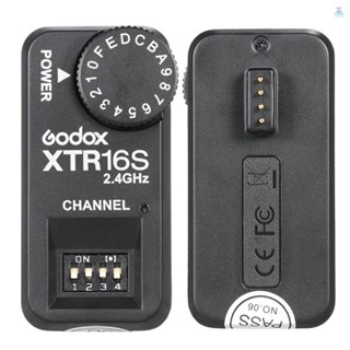 [T&amp;L]Godox Xtr-16s 2.4G ตัวรับสัญญาณแฟลช รีโมตคอนโทรล ระบบไร้สาย X-system สําหรับ VING V860 V850