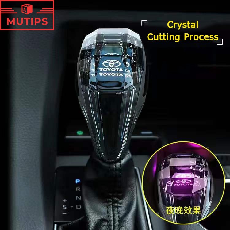 Pedals & Gear Sticks 1150 บาท หัวเกียร์รถยนต์ ประดับคริสตัล 1 ชุด Automobiles