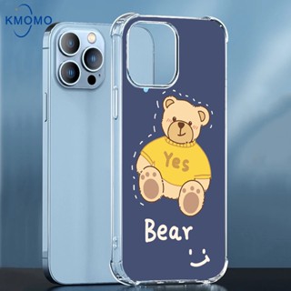 เคส การ์ตูนน่ารักสำหรับ For iPhone 12 Pro Max 11 Mini X Xr Xs 8 7 6 6s Plus SE 2020 หนา TPU เคสใสถุงลมนิรภัยกันกระแทก เคสโทรศัพท์มือถือ