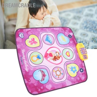 DreamCradle Kids Music Dance Mat พับได้ปรับปรุงการประสานงานป้องกันการลื่นแผ่นเต้นรำอิเล็กทรอนิกส์