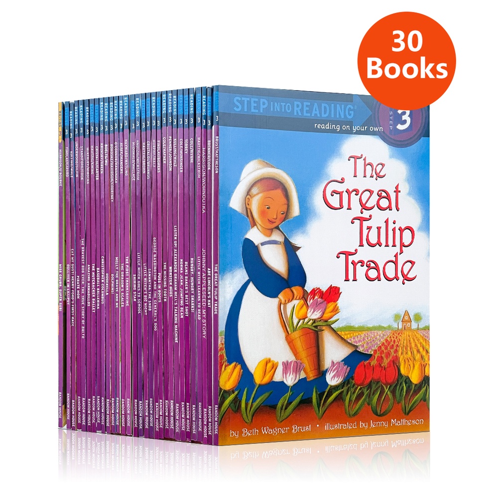 30 BOOKS STEP INTO READING - LEVEL 3 English reading story books for kids หนังสือเด็กภาษาอังกฤษ หนังสือเด็ก