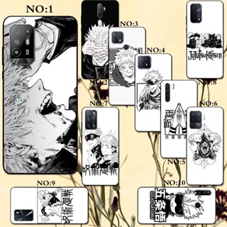 เคสโทรศัพท์มือถือซิลิโคน TPU กันกระแทก ลายการ์ตูนอนิเมะ Jujutsu Kaisen สําหรับ OPPO A15 A15S A16 A32 A53 A53S A36 A76 A96 A52 A72 A92 4G