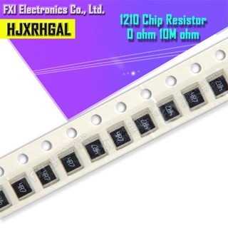 ตัวต้านทานชิป SMD 1210 5% 1/2W 100K-10M 100K 120K 150K 200K 300K 470K 620K 750K 1M 2M 3M 4.7M 7.5M 10M 100 ชิ้น