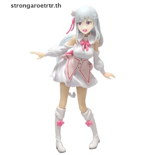 Strongaroetrtr Emilia ฟิกเกอร์อนิเมะ Re Life in a different world from zero Peripheral ของเล่นสําหรับเด็ก