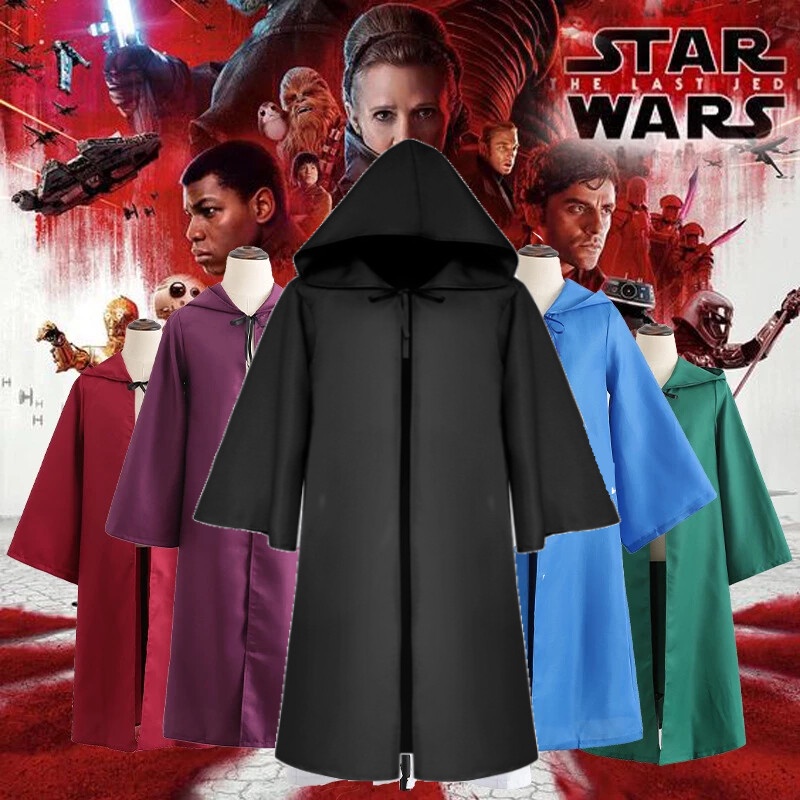 Star Wars นักรบเสื้อคลุมเสื้อคลุมฮาโลวีนคอสเพลย์เครื่องแต่งกาย Carnival Party Roleplay-Costume แฟชั่