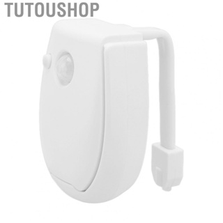Tutoushop Toilet Night Light RGB 3 Lighting Modes High Sensitivity Energy Saving Ha HG