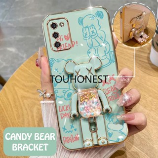 เคส infinix Smart 5 Pro เคส infinix Note 8 เคส infinix Hot 10 Play Case infinix Hot 11 Play Case infinix Hot 10i Case infinix Hot 10S Case infinix smart 6 3GB Case Shockproof Cartoon Anime Graffiti Kaws Bear Stand Cute Phone Casing Case TB โทรศัพท์มือถือ