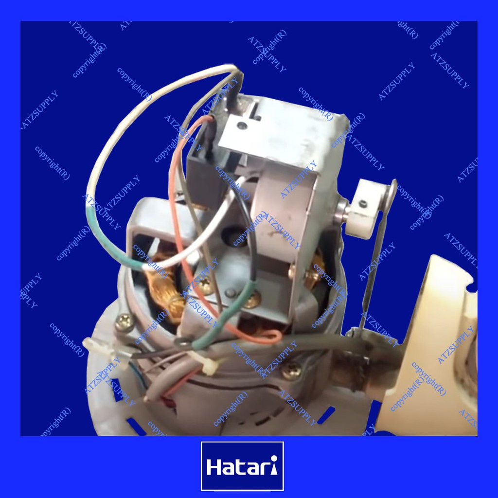อุปกรณ์พัดลม ATZshoponline ⛑️🛠️ DIY แกนส่าย ขาส่าย ข้อต่อ มอเตอร์ ฮาตาริ พัดลม 12 14 16 18 นิ้ว Hatari กระปุก  ถูก ดี