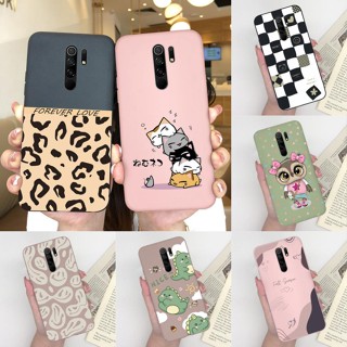 ใหม่ เคสโทรศัพท์มือถือ ซิลิโคนนิ่ม บางมาก ลายการ์ตูนไดโนเสาร์ หน้ายิ้มน่ารัก สําหรับ Xiaomi Redmi 9 9 Prime Poco M2