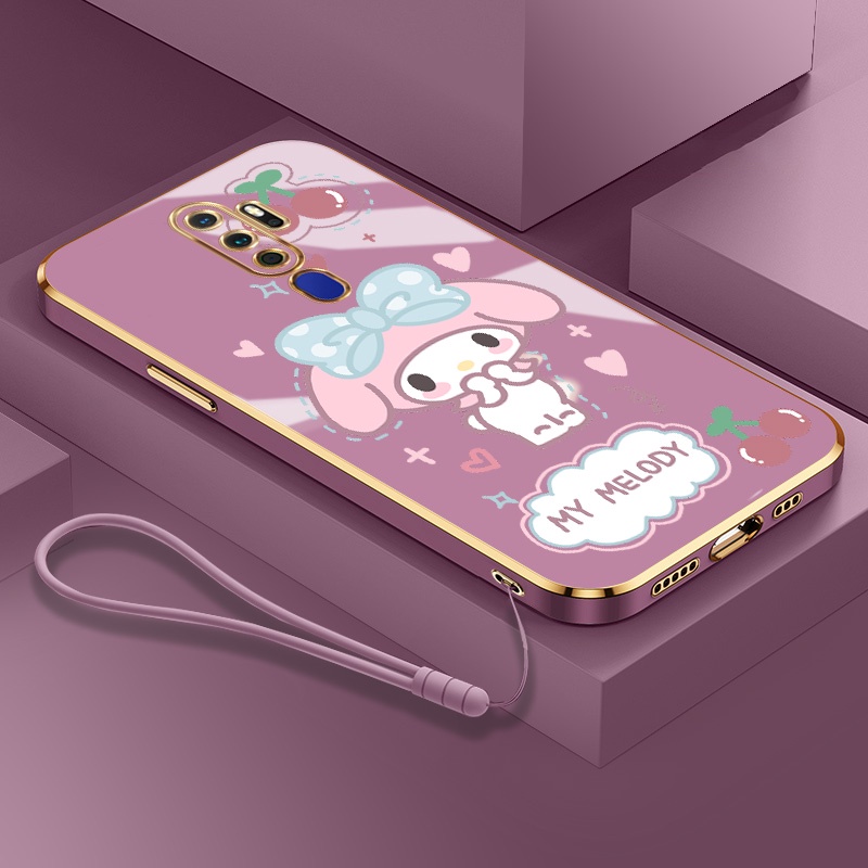 น่ารักการ์ตูน Melody TPU ชุบเคสโทรศัพท์สําหรับ OPPO CPH1725 CPH1931 CPH2269 CPH193 CPH2127 CPH2037 C
