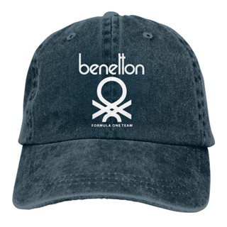 ใหม่ หมวกผ้ายีน ผ้าฝ้าย 100% ลายทีม Benetton F1 วินเทจ เข้ายิม เข้าได้กับทุกชุด สไตล์เกาหลี XQ