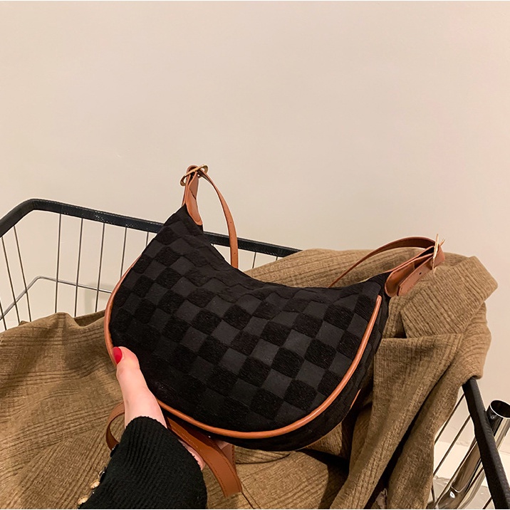 【ราคาเคลียร์】กระเป๋าถือสตรีแฟชั่นใหม่กระเป๋าสะพายไหล่เรียบง่าย - รูปที่ 4